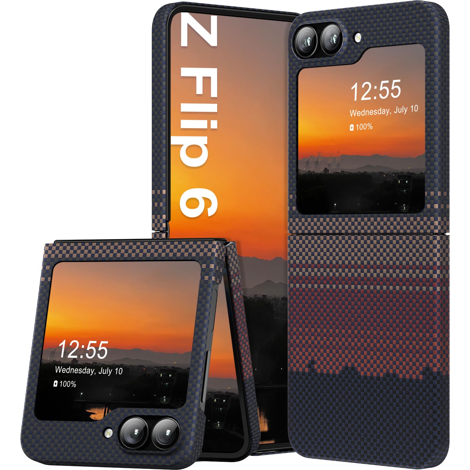 Amazon.com: memumi Real Aramid Fiber for Samsung Galaxy Z